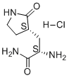 (alphaS,3S)-alpha-amino-2-oxo-3-Pyrrolidinepropanamide hydrochloride (1:1) molecular structure (CAS 2628280-48-6)