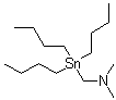 [(N,N-Dimethylamino)methyl]tributylstannane molecular structure (CAS 26285-62-1)