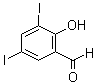 3,5-二碘水杨醛分子结构 (CAS 2631-77-8)