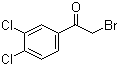 2-溴-3',4'-二氯苯乙酮分子结构 (CAS 2632-10-2)