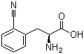 结构式 CAS# 263396-42-5, L-2-氰基苯丙氨酸