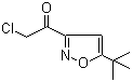 2-Chloro-1-[5-(1,1-dimethylethyl)-3-isoxazolyl]ethanone molecular structure (CAS 263707-05-7)