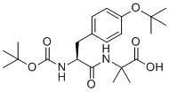 Boc-Tyr(tBu)-Aib-OH molecular structure (CAS 2639221-78-4)