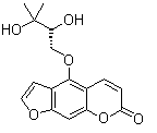structure of CAS# 2643-85-8, (+)-Oxypeucedanin hydrate