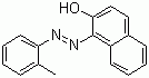 structure of CAS# 2646-17-5, Solvent Orange 2;1-[(2-Methylphenyl)azo]-2-naphthol; Oil Orange SS