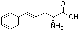 structure of CAS# 264903-53-9, D-Styrylalanine;(E,2R)-2-Amino-5-phenylpent-4-enoic acid