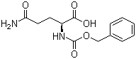 结构式 CAS# 2650-64-8, N-苄氧羰基-L-谷氨酰胺