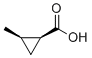 structure of CAS# 26510-98-5, (1S,2R)-2-methylcyclopropane-1-carboxylic acid