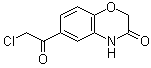 6-氯乙酰基-2H-1,4-苯并恶嗪-3(4H)-酮分子结构 (CAS 26518-76-3)