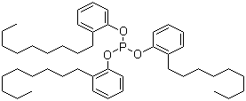 structure of CAS# 26523-78-4, Tris(nonylphenyl) phosphite;Tris(nonylphenol)phosphite