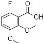 6-Fluoro-2,3-dimethoxybenzoic acid molecular structure (CAS 265670-72-2)