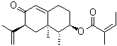 (+)-蜂斗菜素分子结构 (CAS 26577-85-5)