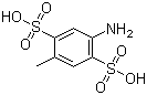 4-Methylaniline-2,5-disulphonic acid molecular structure (CAS 26585-57-9)