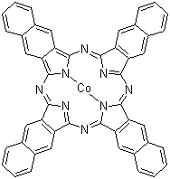 Cobalt(II) 2,3-naphthalocyanine molecular structure (CAS 26603-20-3)