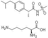 结构式 CAS# 266359-93-7, Repertaxin L-赖氨酸盐