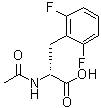 N-Acetyl-2,6-difluoro-D-phenylalanine molecular structure (CAS 266360-56-9)