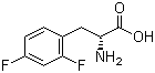 2,4-Difluoro-D-phenylalanine molecular structure (CAS 266360-60-5)
