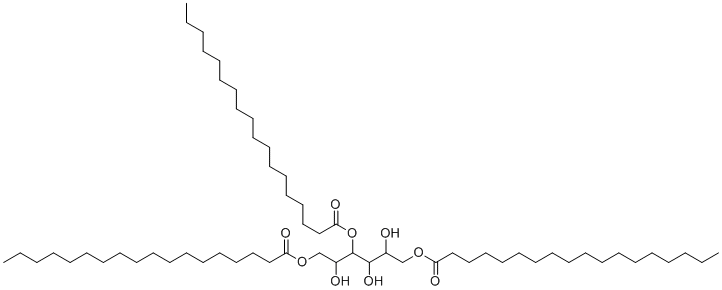 Sorbitan Tristearate molecular structure (CAS 26658-19-5)