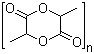 3,6-Dimethyl-1,4-dioxane-2,5-dione homopolymer molecular structure (CAS 26680-10-4)