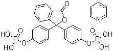 Phenolphthalein diphosphate pyridine salt molecular structure (CAS 267240-23-3)