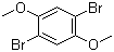1,4-二溴-2,5-二甲氧基苯分子结构 (CAS 2674-34-2)