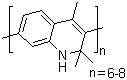 结构式 CAS# 26780-96-1, 2,2,4-三甲基-1,2-二氢喹啉聚合物; 防老剂 RD