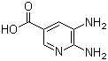 structure of CAS# 267875-45-6, 5,6-Diamino-3-pyridinecarboxylic acid
