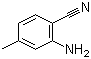 结构式 CAS# 26830-96-6, 2-氨基-4-甲基苯甲腈