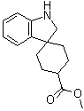 structure of CAS# 268538-23-4, 1',2'-Dihydrospiro[cyclohexane-1,3'-[3H]indole]-4-carboxylic acid methyl ester