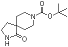 tert-Butyl 1-oxo-2,8-diazaspiro[4.5]decane-8-carboxylate molecular structure (CAS 268550-48-7)