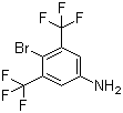 结构式 CAS# 268733-18-2, 4-溴-3,5-双(三氟甲基)苯胺