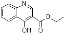 structure of CAS# 26892-90-0, 4-Hydroxyquinoline-3-carboxylic acid ethyl ester;Ethyl 4-hydroxyquinoline-3-carboxylate; NSC 4345