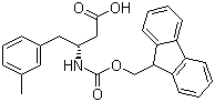 Fmoc-(R)-3-Amino-4-(3-methylphenyl)butyric acid molecular structure (CAS 269398-84-7)