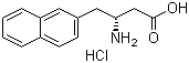 (R)-3-Amino-4-(2-naphthyl)butyric acid hydrochloride molecular structure (CAS 269398-90-5)