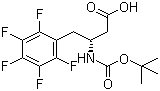 Boc-(R)-3-Amino-4-pentafluorophenylbutanoic acid molecular structure (CAS 269398-93-8)