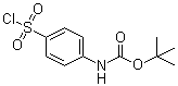 [4-(Chlorosulfonyl)phenyl]carbamic acid tert-butyl ester molecular structure (CAS 269747-25-3)