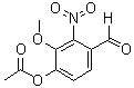 4-O-Acetyl-2-nitrovanillin molecular structure (CAS 2698-69-3)