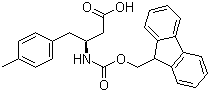 Fmoc-(S)-3-Amino-4-(4-methylphenyl)butanoic acid molecular structure (CAS 270062-97-0)
