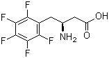 (S)-3-Amino-4-pentafluorophenylbutanoic acid molecular structure (CAS 270063-41-7)