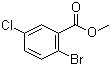 structure of CAS# 27007-53-0, Methyl 2-bromo-5-chlorobenzoate;2-Bomo-5-chlorobenzoic acid methyl ester