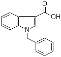 结构式 CAS# 27018-76-4, 1-苄基吲哚-3-甲酸