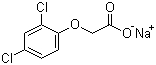 2,4-二氯苯氧乙酸钠分子结构 (CAS 2702-72-9)