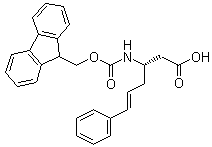 (3S)-3-[[(9H-Fluoren-9-ylmethoxy)carbonyl]amino]-6-phenyl-5-hexenoic acid molecular structure (CAS 270596-45-7)