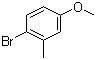 2-溴-5-甲氧基甲苯分子结构 (CAS 27060-75-9)