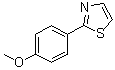 2-(4-Methoxyphenyl)-1,3-thiazole molecular structure (CAS 27088-84-2)