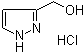 structure of CAS# 270920-41-7, 3-(Hydroxymethyl)pyrazole hydrochloride