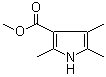 2,4,5-Trimethyl-1H-pyrrole-3-carboxylic acid methyl ester molecular structure (CAS 27093-37-4)