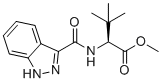 structure of CAS# 2709672-58-0, Methyl (S)-2-(1H-indazole-3-carboxamido)-3,3-dimethylbutanoate
