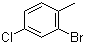 structure of CAS# 27139-97-5, 2-Bromo-4-chlorotoluene;2-Bromo-4-chloro-1-methylbenzene