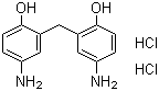 结构式 CAS# 27311-52-0, 二(5-氨基-2-羟基苯基)甲烷盐酸盐